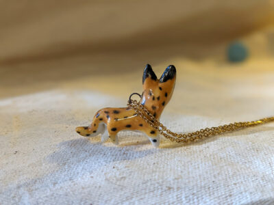 Porcelain Serval Pendant - Image 6