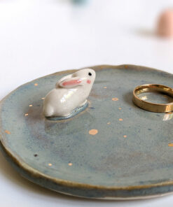porcelain bunny tray