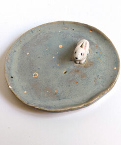 porcelain bunny tray