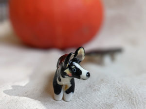 Corgi cardigan porcelaine