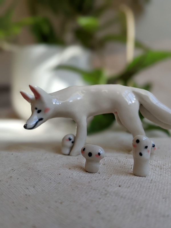 Moro Sylvain Ghibli Figurine porcelaine