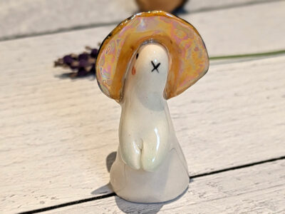Figurine porcelaine lapin sorcière – Image 8