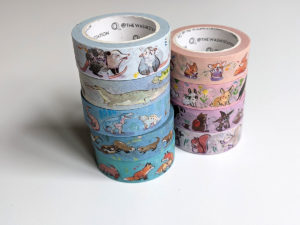 cute animal pattern washi tape