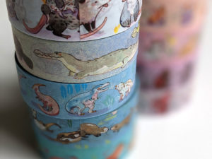 cute animal pattern washi tape