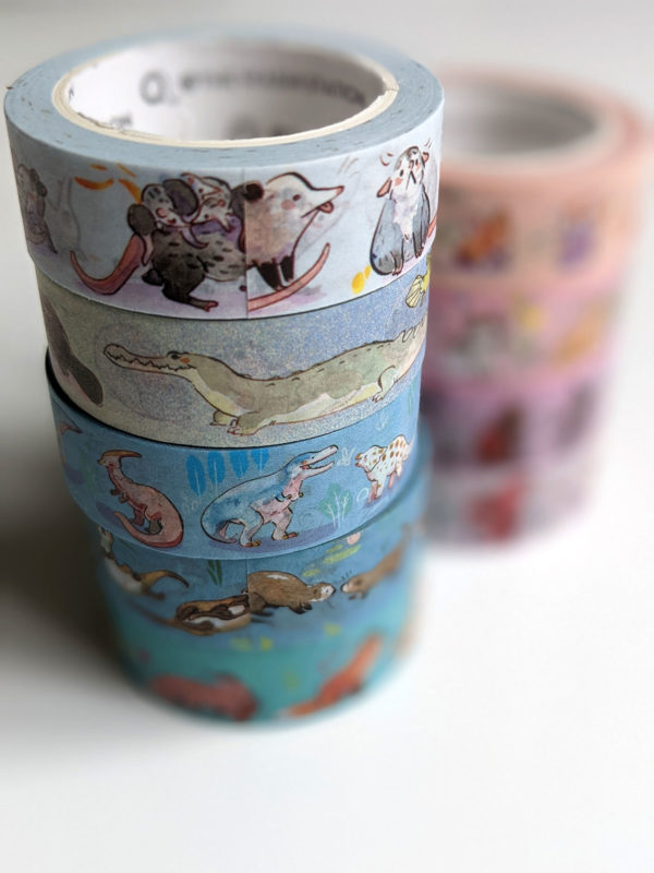 cute animal pattern washi tape