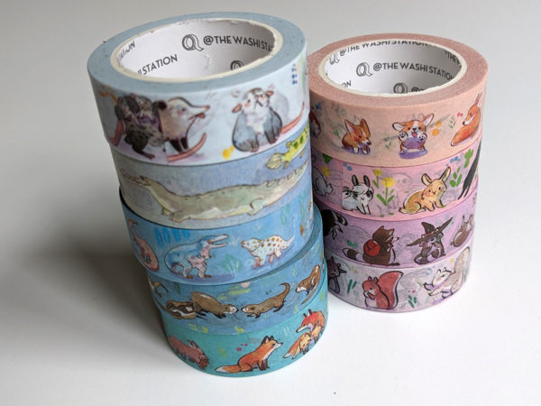 cute animal pattern washi tape