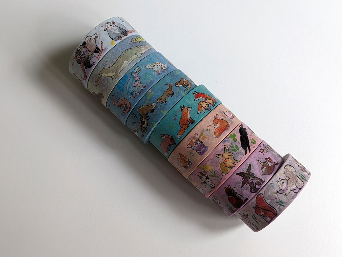 Animal Pattern Washi Tape - Kness