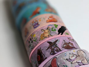 cute animal pattern washi tape