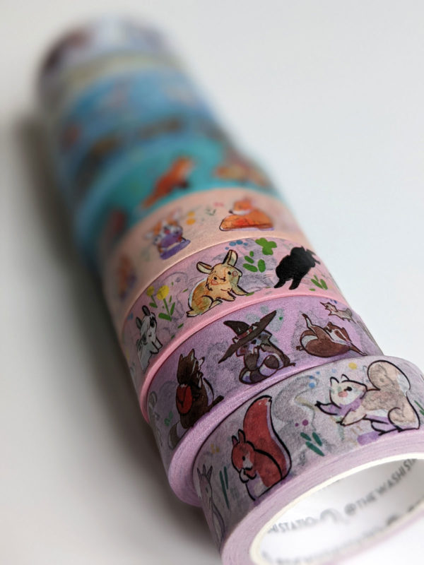 cute animal pattern washi tape