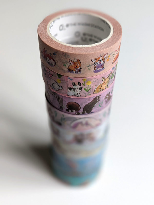 cute animal pattern washi tape