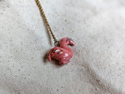 Pendentif Flamant Rose – Image 2