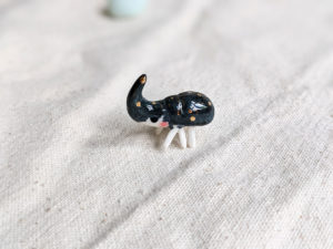 porcelain beetle figurine