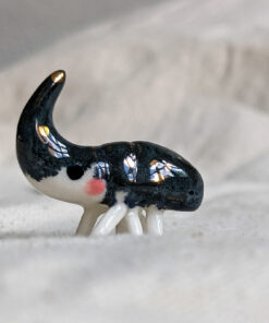 porcelain beetle figurine