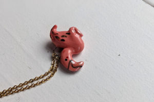 pendentif flamant rose