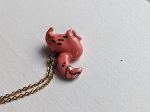 pendentif flamant rose