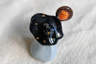 Figurine porcelaine Hamster Mage – Image 4