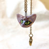 sphynx cat portrait pendant