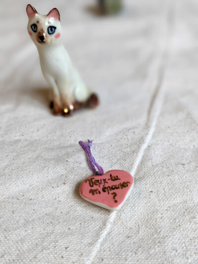 figurine chat seal point