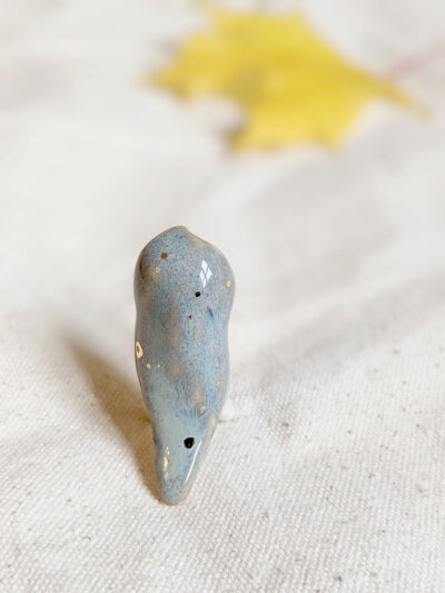 owl porcelain figurine chouette