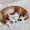 Figurine chien porcelaine