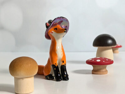 Porcelain Figurine : Fox Witch - Image 5