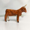 porcelan highland cow figurine