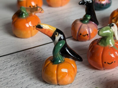 Porcelain Pumpkins + Friend - Image 3