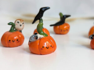 pumpkin figurine