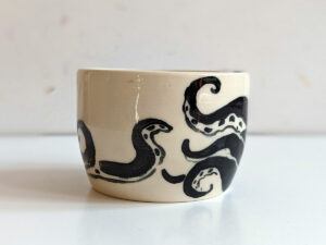 octopus handmade tumbler