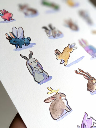 jackalopes original painting
