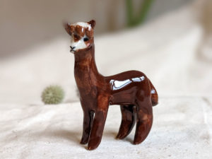 alpaca porcelain figurine