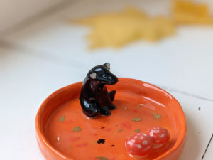 porcelain bear tray