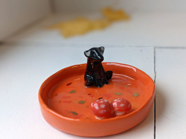 porcelain bear tray