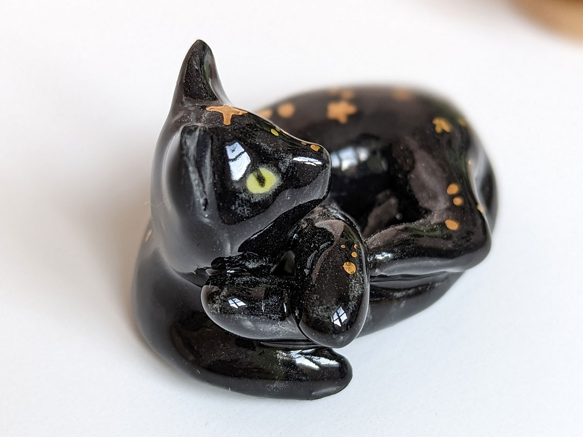 Black Cat Figurines