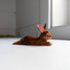 fauve de bourgogne figurine lapin porcelaine