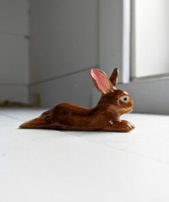 fauve de bourgogne figurine lapin porcelaine