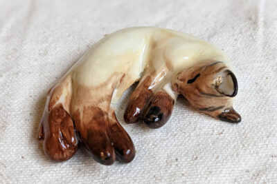 figurine chat porcelaine