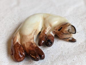 figurine chat porcelaine