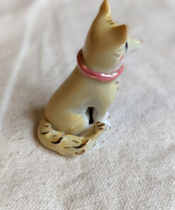 Porcelain dog figurine