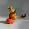 pumpkin mama and babies porcelain figurines