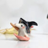 porcelain witch mouse figurine