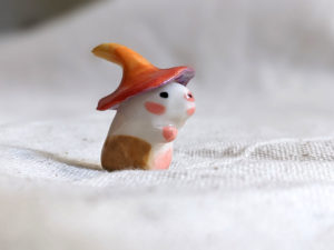 Porcelain Guinea Pig Witch