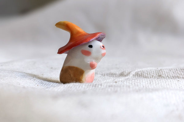 Porcelain Guinea Pig Witch