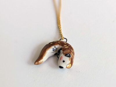 Pendentif Porcelaine Loutre – Image 6