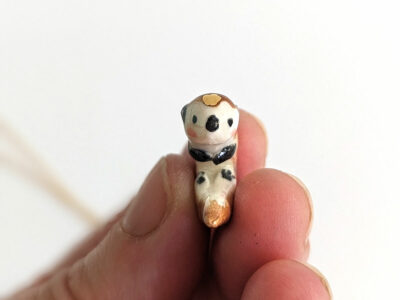 Pendentif Porcelaine Loutre – Image 5