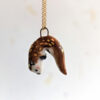 otter pendant porcelain loutre