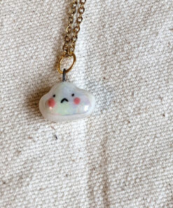porcelain pendant sad cloud