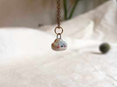 porcelain pendant sad cloud