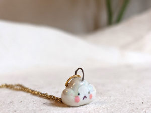 porcelain pendant sad cloud