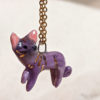 porcelain sphynx cat pendant